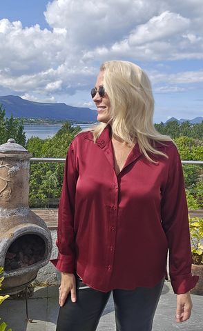 Hovedbilde Pauline Shirt In Wear - Cabarnet ( burgunder )