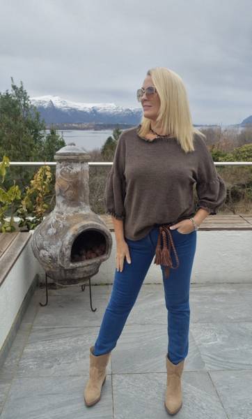 UNISA Gwen BS Barley cowboyboots - beige - kun 36, 38