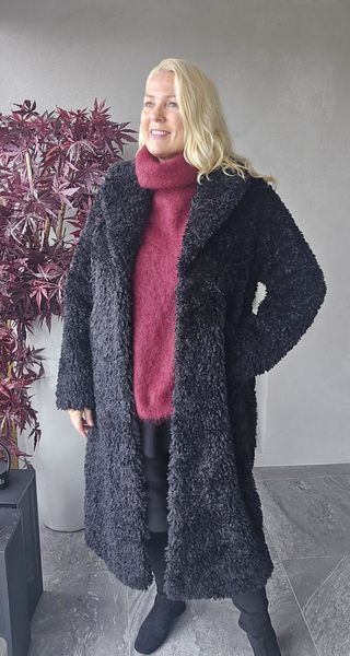 NOTYZ FAKE FUR COAT ( 40441 ) - black - 36, 40, 42