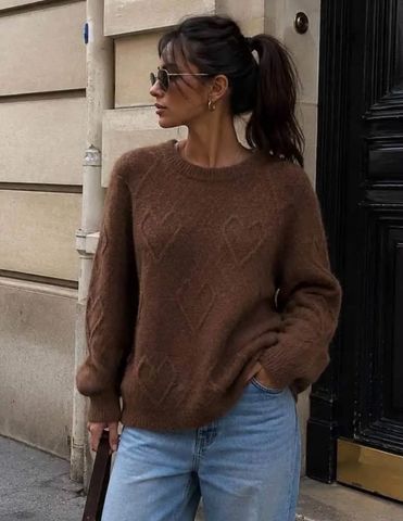 Hovedbilde ARIELLE WOOL KNIT (1194) - brown - ca.20 august ...