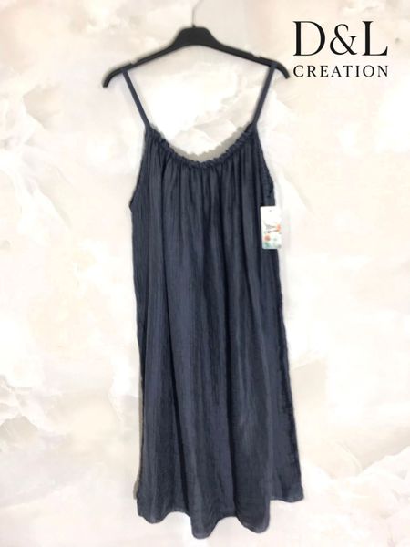 LIVIA STRAP DRESS (xdj2390) - navy - 