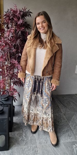 OUI - MINA JUMPER (89932) - Beige Melange-kun  46