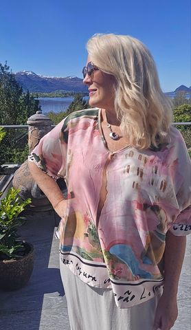 Hovedbilde FIORA BLOUSE&nbsp;(sh26511 )- pink  -  levering ca. 25 ...