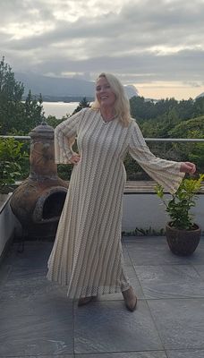 Hovedbilde ALLURE DRESS - blue - levering ca.10 sept