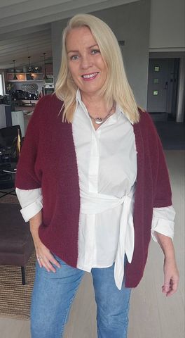 Hovedbilde ROSELLA CARDIGAN (NY9180) - Burgunder- CA.19 SEPT ...