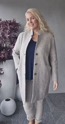 Hovedbilde SCARLET WOOL COAT - black - slutt april