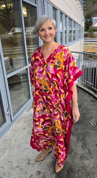 VERONA KAFTAN – FUCHSIA BLOOM 