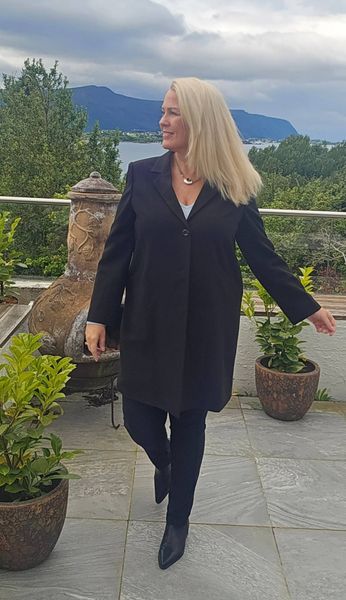 AVA LONG BLAZER - black - ca.15 sept.levering