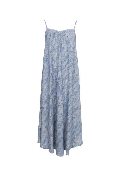 LUNA Vea strap dress BC ( 39143 )- blue argyle