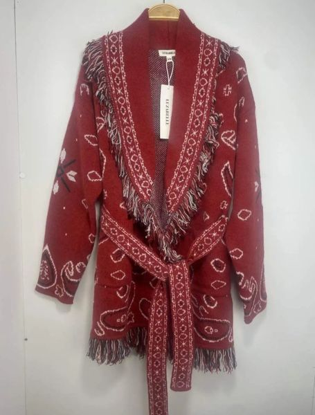 TUVA CARDIGAN ( lu2532-2021 ) - wine - levering ca.16 okt