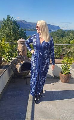 Hovedbilde Lauren Long Dress - blue - ca.25 sept. levering