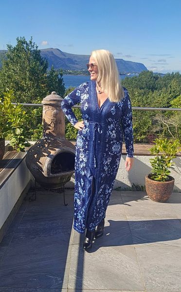 Lauren Long Dress - blue - ca.25 sept. levering