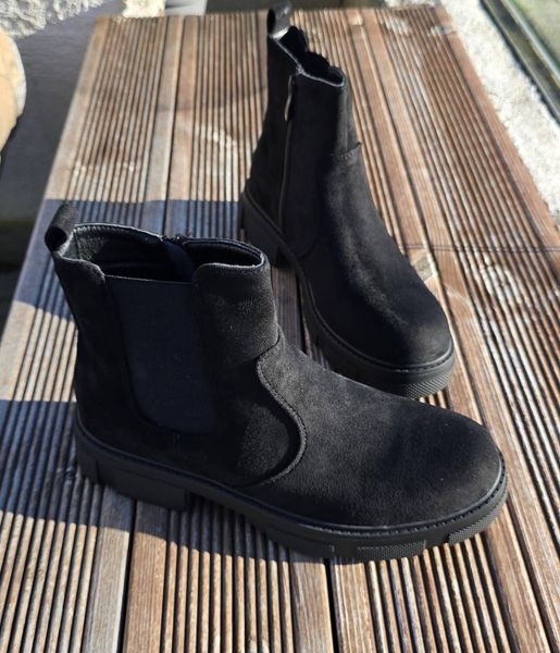 LARA SUEDE BOOTS (CH929) - Black
