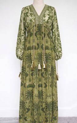 Hovedbilde GABRIELLA DRESS –  dusty olive - levering ...