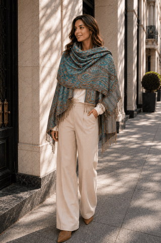 Hovedbilde Nayara Scarf (U01-D) - Chocolate & Brown