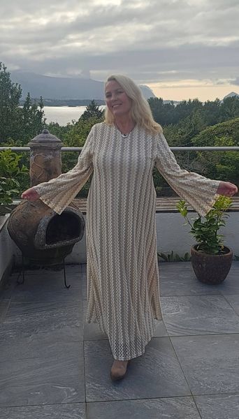 ALLURE DRESS - beige - levering ca.10 sept