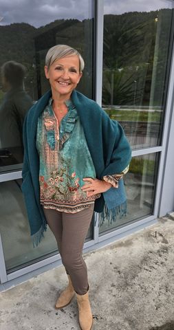 Hovedbilde Isolde Scarf -  smaragdgr&oslash;nn ( kalde farger )