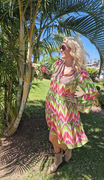 SUKI DRESS - VALERY VAIN - Bahamas- 1 stk small