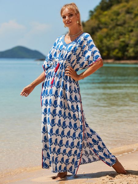CHIPIONA KAFTAN – COAST BLUE