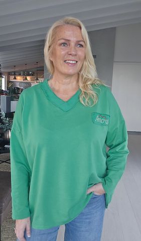 Hovedbilde AMORE LOUNGE TOP - emerald green -