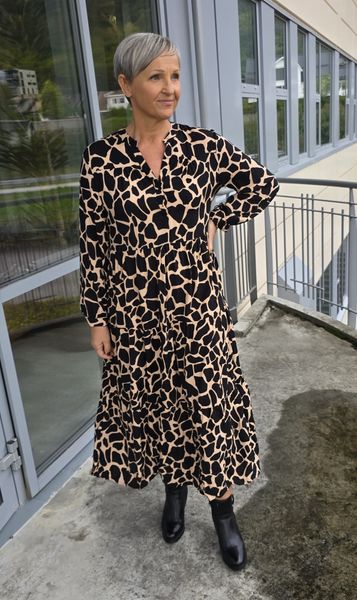 LEXA ANIMAL PRINT DRESS ( 281-3 )