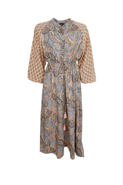 LUNA raglan dress BC - paradise sky mix 