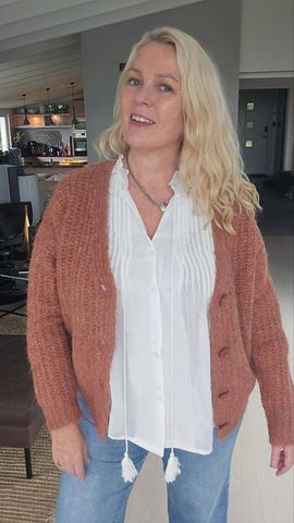 Hovedbilde TUSCAN CARDIGAN (RM5003) ONE SIZE - Terracotta 