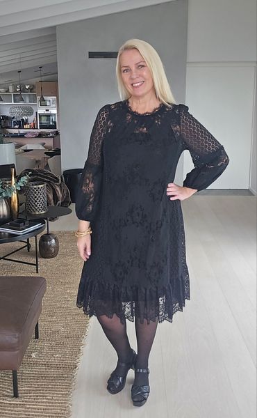 Thalia Lace Dress - black 