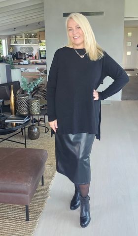 Hovedbilde Romy Long Skirt - black - ca.25 sept levering