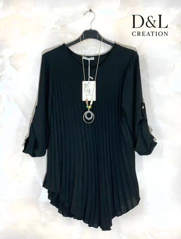 Hovedbilde Rosalie Pleat Blouse ( sh25662) - black