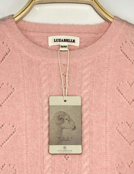 ROSALYN WOOL SWEATER  (1188-2008) - Baby Pink - ca. 25 august levering