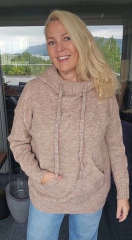 Hovedbilde SELIA HOODED KNIT  (1196-2069) - Camel