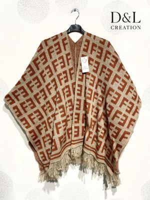 Hovedbilde ROXANA PONCHO SCARF ( dl1902 ) - korall