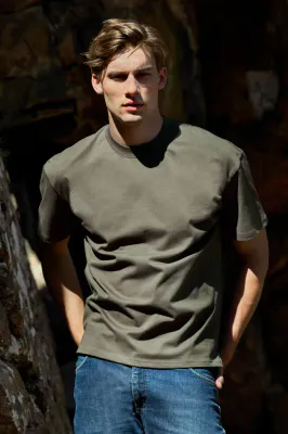 Hovedbilde HEAVY TEE - Khaki green