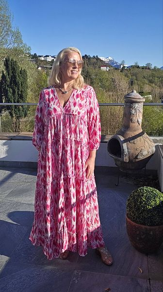 Alexandra Flow Dress - Nomad Rose 