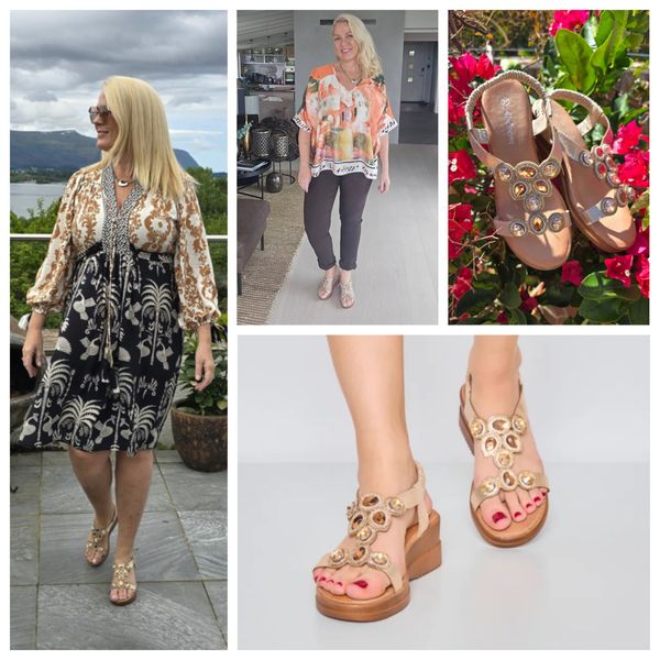 NAXOS SANDAL ( SY1106) - gold 