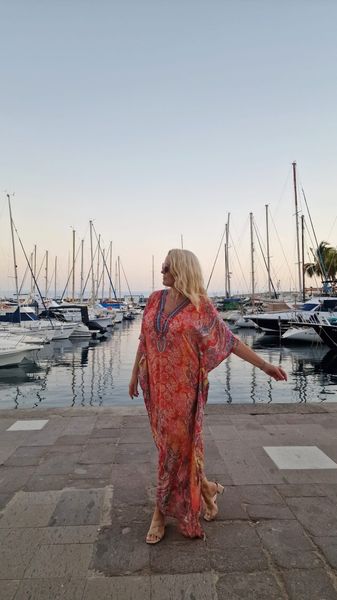 KAFTAN SIMONE - VALERY VAIN - Aperol , xs, small