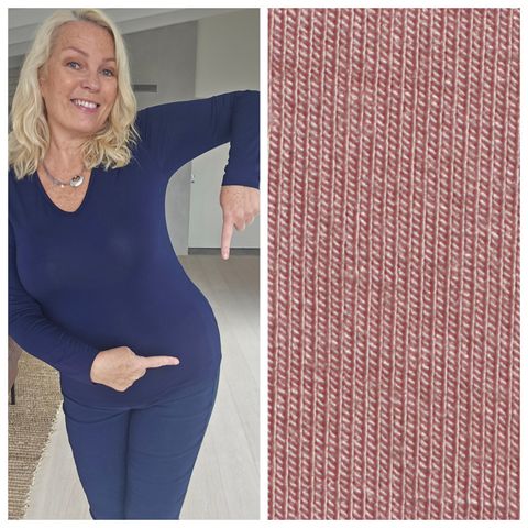 Hovedbilde Secret Long Sleeve – V-neck - soft pink - ...
