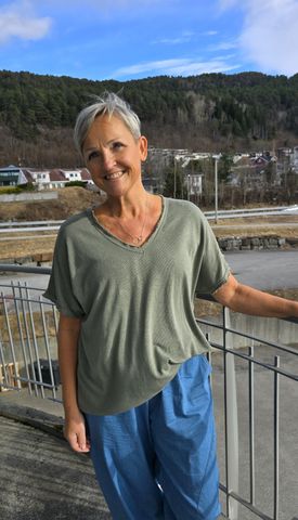 Hovedbilde SOLENE V-NECK TOP (sy24263) - kaki