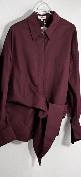 Velisse Shirt (6809) Bordeaux - ca 25. august levering