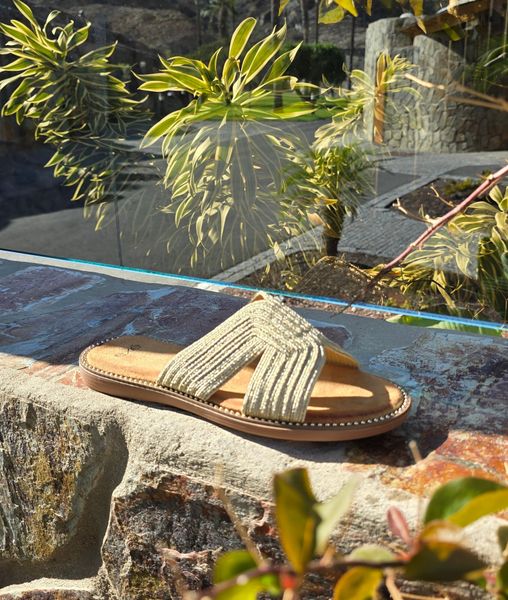 EXE SANDALS ( ZF1982-F5 ) - EMBROIDERY GOLD - kun 36,37, 38