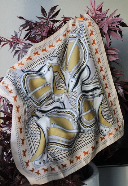 THALIA SCARF byANEA - gul / beige