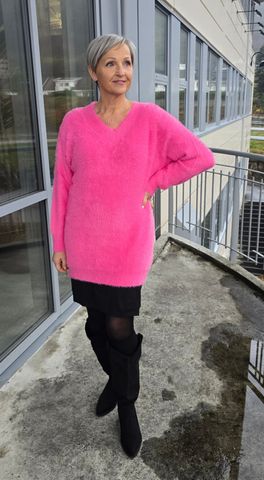 Hovedbilde NORA SOFT KNIT DRESS ( dvc9013 ) - fuchsia