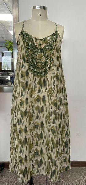 TAURO LONG DRESS – green - CA. 10 JUNI LEVERING