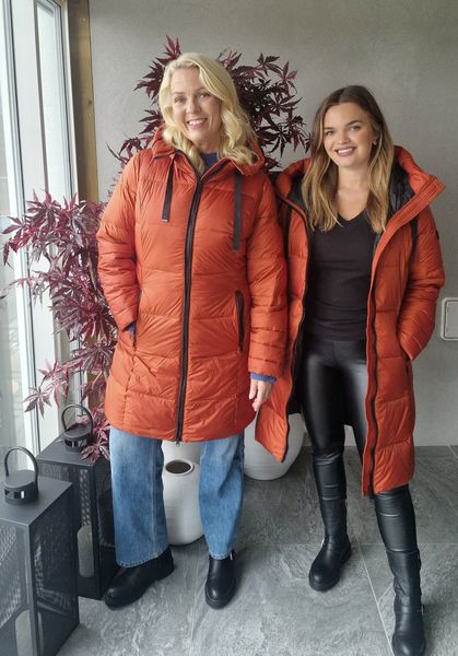 SPORTY DUNJAKKE -( Normann 8523 ) - cinnamon - kun 34, 36, 40, 