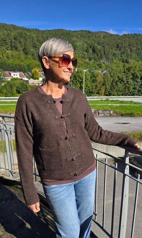 Hovedbilde BOWIE CARDIGAN (RM6016) ONE SIZE - Choco -