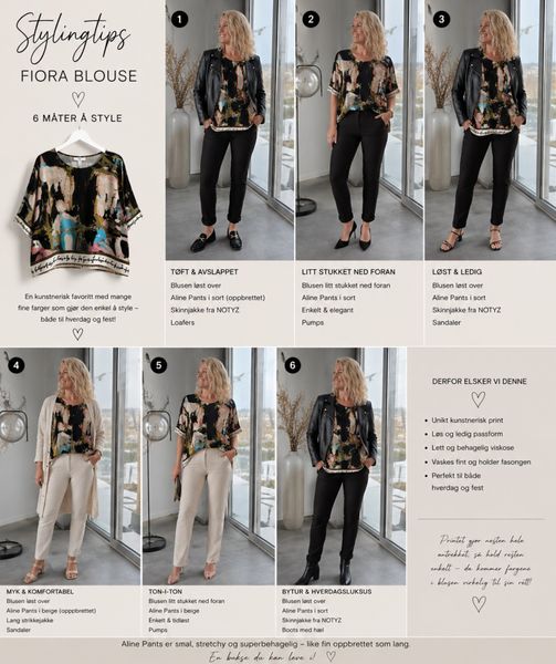 FIORA BLOUSE &nbsp;(sh26511 )&nbsp;- black