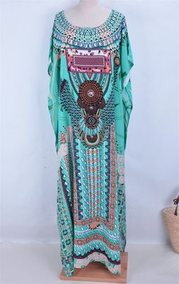 Hovedbilde Santorini Kaftan – Soft Sea Green 