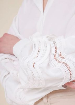 Hovedbilde Saga Blouse ( 8585-3205) - White - ca.25 august ...