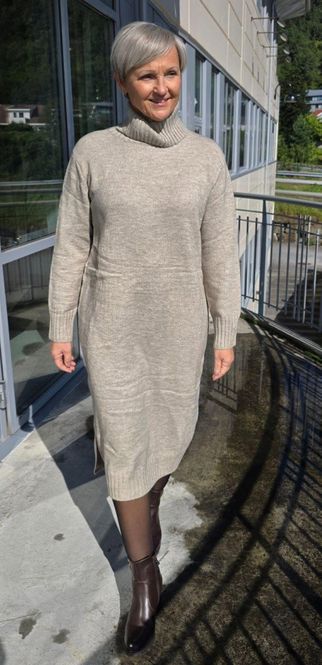 Hovedbilde MIRA KNIT DRESS - Khaki - (6001-2012) 